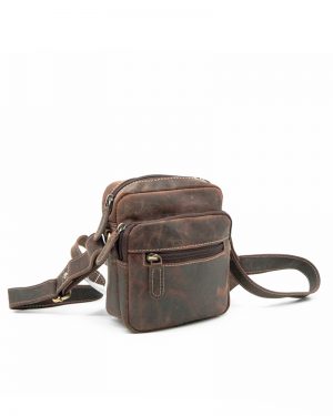 Men 039 S Leather Crossbody Bag Brown