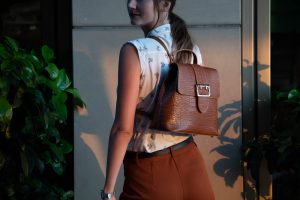 Leather Backpack Terva Barafa