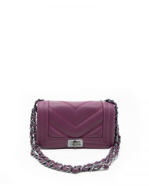 Leather Bag With Chain