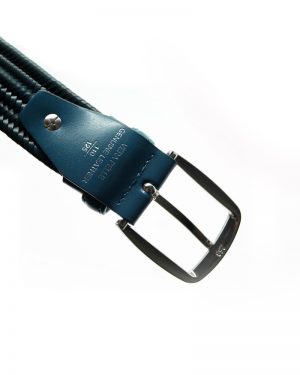 Leather Belt Coveri Dark Blue