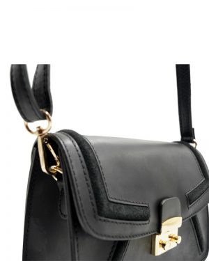 Black Bag Of Genuine Leather