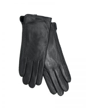 Δερμάτινα γάντια μαύρα