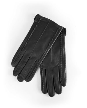 Women 039 S Leather Gloves With Embossed Detail