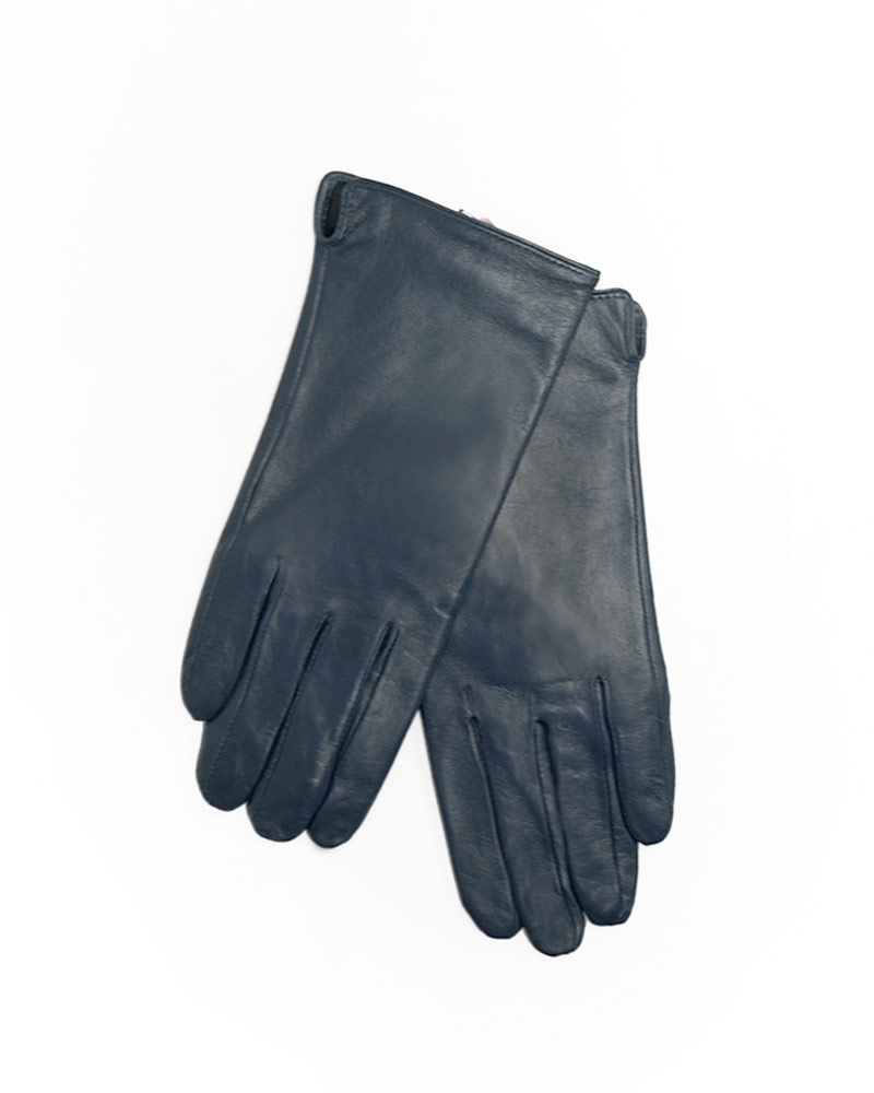 Viscous feel cling Δερμάτινα γάντια σκούρο μπλε | TERVA | 100% Γνήσιο δέρμα 