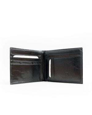 Leather Wallet Black Roncato