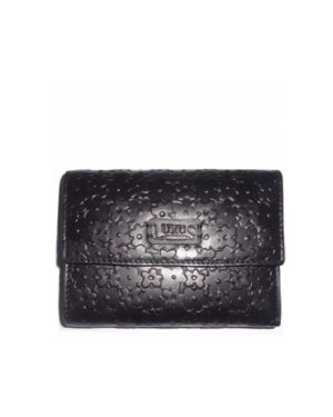 Δερμάτινο γυναικείο πορτοφόλι μαύρο
