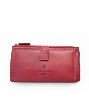 Δερμάτινο πορτοφόλι γυναικείο κόκκινο