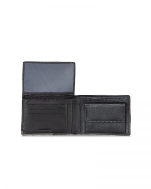 Leather Wallet Black Renato Balestra