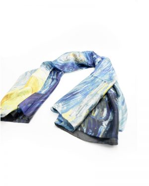 Silk Scarf Quot Starry Night Quot Of Van Gogh