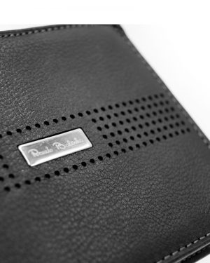 Leather Wallet Black Renato Balestra