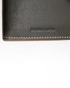 Luxus Gray Leather Wallet