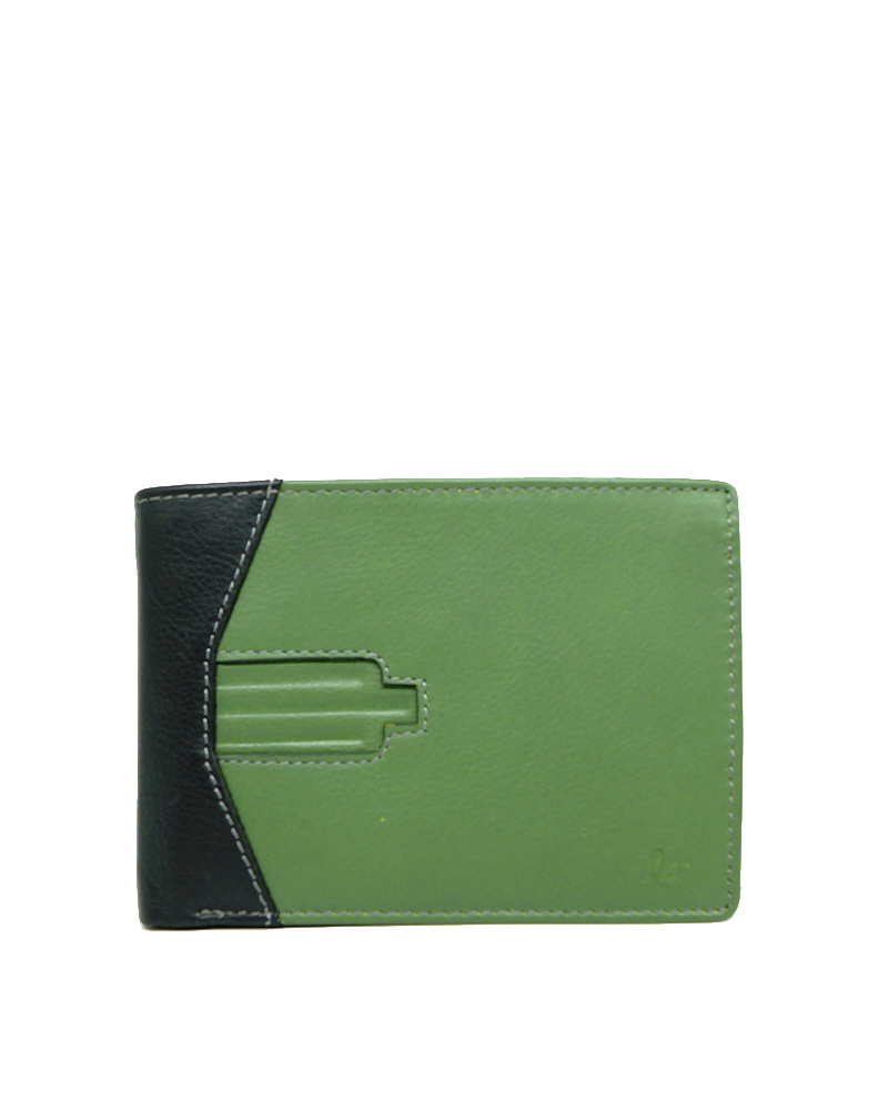Δερμάτινο πορτοφόλι Luxus πράσινο