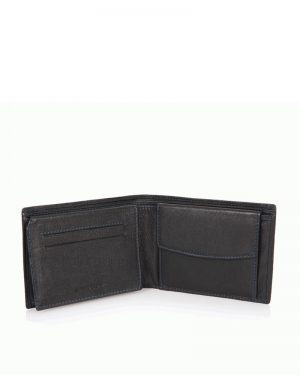 Luxus Black Leather Wallet
