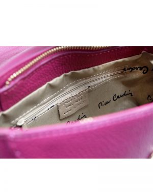 Women 039 S Leather Bag Flax Pierre Cardin