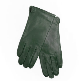 Δερμάτινα γάντια γυναικεία πράσινα
