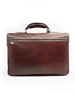 Leather Briefcase Coffee