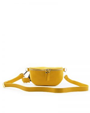 Women 039 S Leather Middle Yellow Paper
