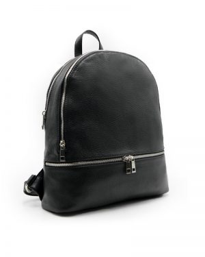 backpack μαυρο δερματινο