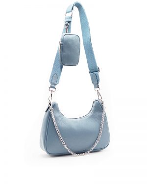 γυναικεία τσάντα γαλάζια