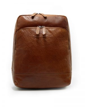 Leather Trip Camel Back Bag