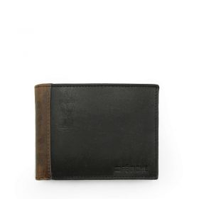 Ανδρικό δερμάτινο πορτοφόλι μαύρο HUR 10-985