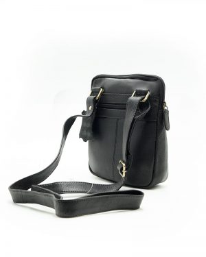 Leather Male Handbag Black