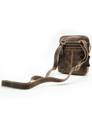 Leather Male Coffee Bag