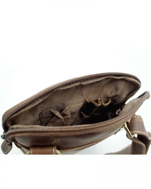 Leather Male Handbag Black