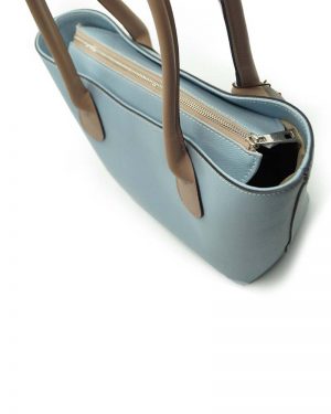 Leather Women Shoulder Bag Blue