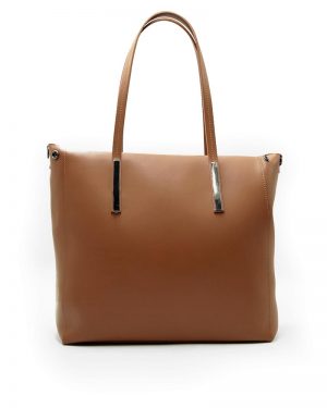 Leather Tube Shoulder Bag