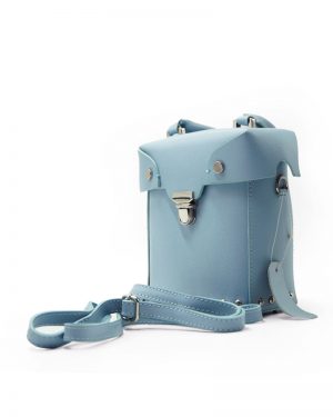 Women 039 S Leather Handbag Blue