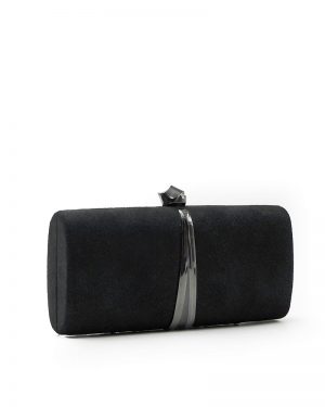 Clutch Black Embossed Bag