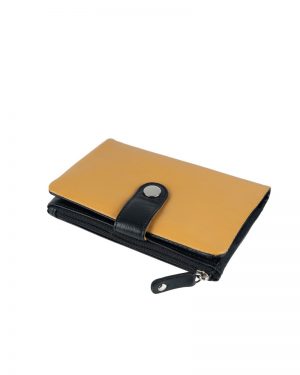 Women 039 S Leather Wallet Orange
