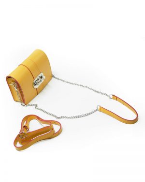 Women 039 S Leather Waist Bag With Chain