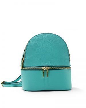 Leather Women 039 S Backpack Small Turquoise
