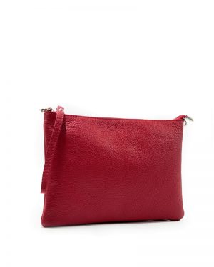 Leather Women 039 S Handbag Red