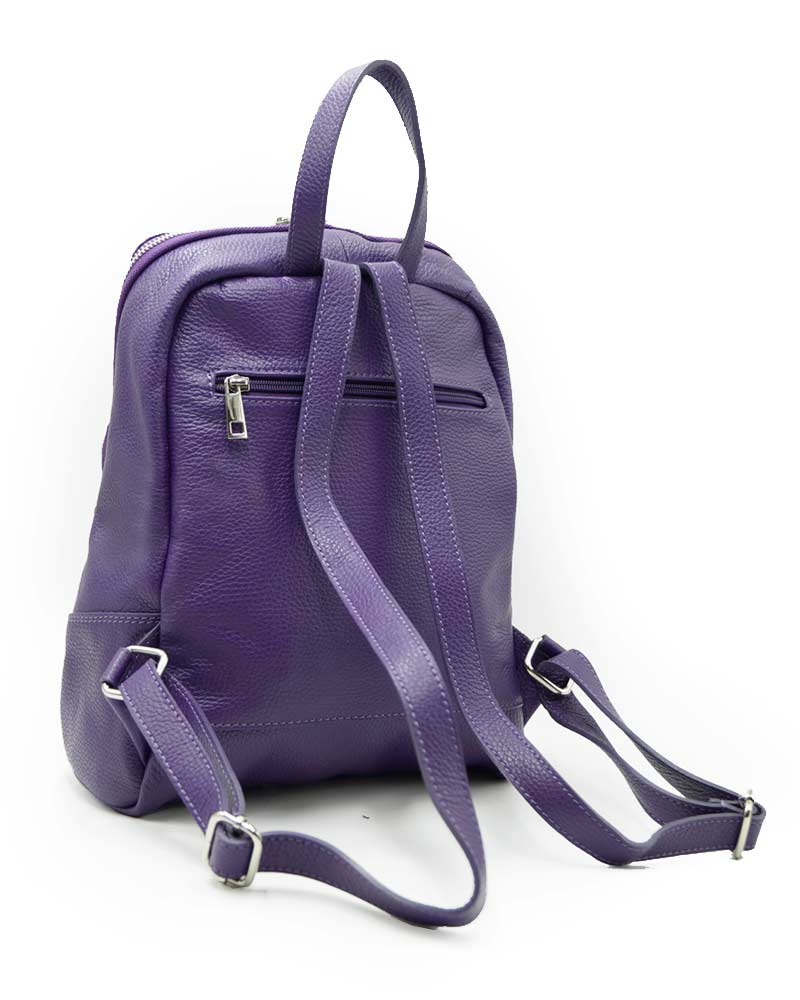 TL Bag Small Soft Leather Backpack for Women Purple TL142052