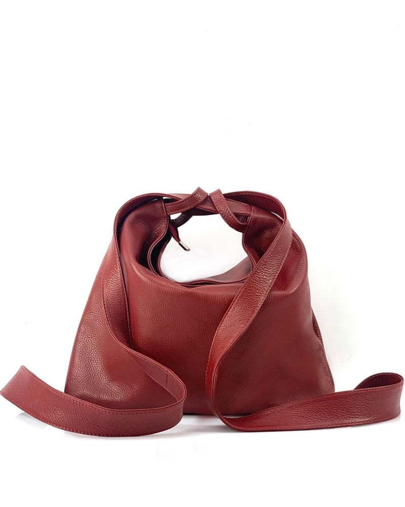 δερμάτινη-τσάντα-ώμου-και-πλάτης-μαλακή-μπορντό-2