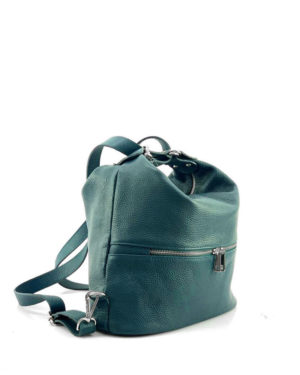 Lila Leather Backpack Shoulder Bag Women